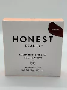 Honest Beauty Everything Cream Foundation 9 g/0.31 oz *Espresso Shade* New - Picture 1 of 3