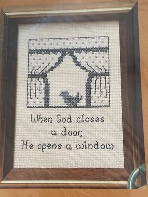 NEW Creative Circle Counted Cross Stitch Kit God’s Window 5” X 7” - Image 1 of 3