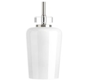 Progress Lighting Mini Pendant Light Brushed Nickel Indulge Glass Transitional - Picture 1 of 23