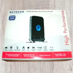 NETGEAR N600 Wireless Wi-Fi Router WNDR3400-100NAS High Performance ~ Dual Band - Picture 1 of 3