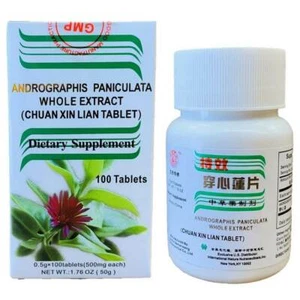 Chuan Xin Lian Extra Strength 500mg (100 Tablets) - Picture 1 of 3