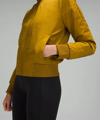 LULULEMON Non-Stop BOMBER JACKET Reversible GOLD SPICE size-4 - Image 1 of 4