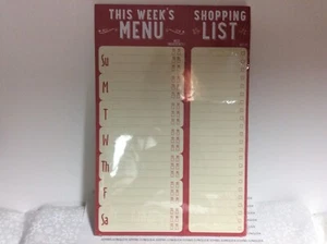 THIS WEEK’S MENU & SHOPPING LIST PAPER PAD PAUPER PRESS New in sealed plastic - Picture 1 of 3