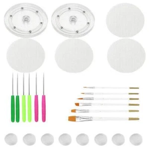 26PCS Cookie Decorating Kit Supplies Including Acrylic Turntable Decoration - Picture 1 of 5