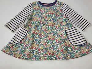Mini Boden Floral Pocket Tunic Dress size 5-6 - Picture 1 of 3