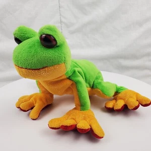 GANZ Tree Frog 7" Plush Toy Stuffed Animal - Picture 1 of 9