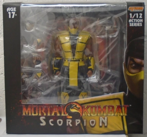 Mortal Kombat 1:12 Scorpion Hanzo Action Series Spear Storm Collectibles SEALED Cover
