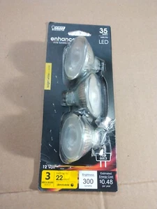 Feit Electric 35-Watt MR16 GU5.3 Bi-Pin Dim. LED Bulb Bright White (3-Pack) - Picture 1 of 8