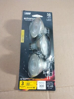 Feit Electric 35-Watt MR16 GU5.3 Bi-Pin Dim. LED Bulb Bright White (3-Pack) - Image 1 of 4