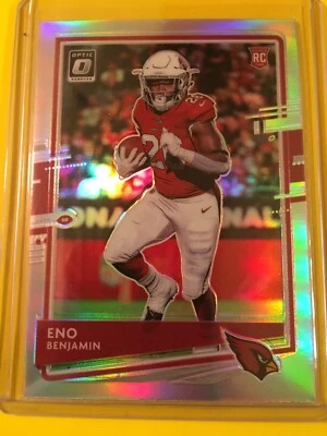 🔥🔥2020 Donruss Optic ENO BENJAMIN Silver Holo Prizm Rookie RC #101 Cardinals - Image 1 of 2
