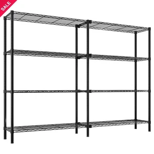 49.2''W Heavy Duty Adjustable Storage Rack NSF Wire Shelves Multiple rows - Picture 1 of 7