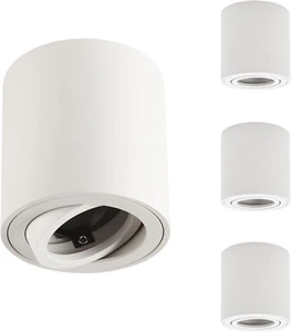 Foco De Techo Orientable 4 Pcs, GU10 Focos LED Interior Techo, Lámpara De Techo - Imagen 1 de 12