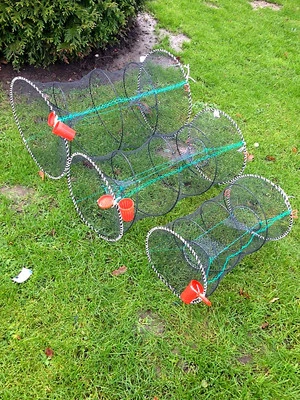 Fischreuse,Aalreuse,Krebsreuse,Köderfischreuse,Reuse + Köderdose! Top Preise! - Bild 1 von 3