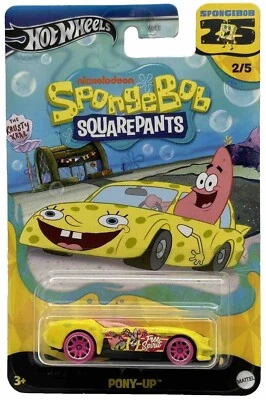 Hot Wheels 2024 HW Nickelodeon SpongeBob Squarepants 25 Years 2/5 Pony-Up - Image 1 of 4