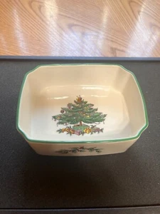 SPODE COLLEZIONE ALBERO DI NATALE PICCOLO PIATTO BURRO S3324-U PORCELLANA INGHILTERRA - Foto 1 di 6