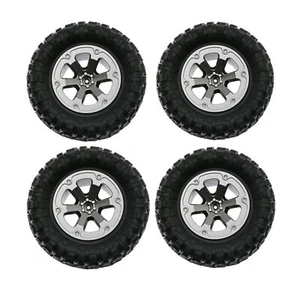 4PCS Rubber Tires for WPL B-14 B-14K B-16 B-16K C-14 C-14K C-24 C-24K RC Car - Picture 1 of 8