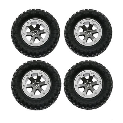 4PCS Rubber Tires for WPL B-14 B-14K B-16 B-16K C-14 C-14K C-24 C-24K RC Car - Image 1 of 4