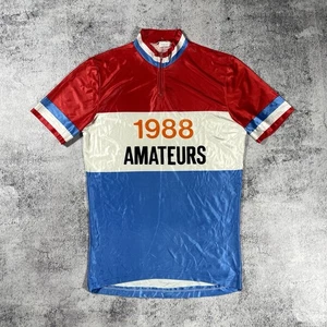Camiseta deportiva de ciclismo retro Bonfanti "1988 AMATEURS" para hombre talla 4 (M-L) - Imagen 1 de 14