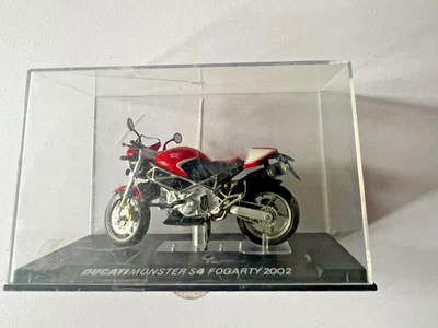 Ducati Monster S4 Fogarty 2002 Model Motorbike in case - Image 1 of 4