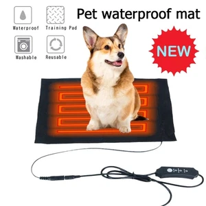 USB 3-Level Electric Heating Pad Pet Dog Cat Bed Warmer Office Mat. C Prof - Picture 1 of 13