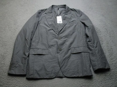 Helmut Lang Jacket Mens 40 Gray Puffer Padded Blazer Made In Italy HLMP154138 - Image 1 of 4