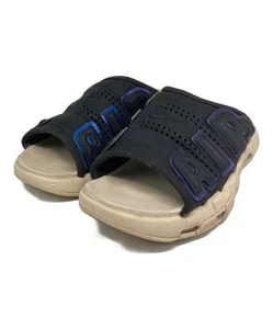 NIKE AIR MORE UPTEMPO SLIDE Black x Beige FB7802-001 - Picture 1 of 10