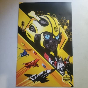 Póster de película promocional original BUMBLEBEE 11"x17" 2018 Cinemark edición limitada en muy buen estado - Imagen 1 de 4