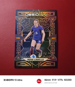 2023-24 Panini Obsidian Rose Lavelle #199 01/40 First Print USA Soccer - Picture 1 of 2