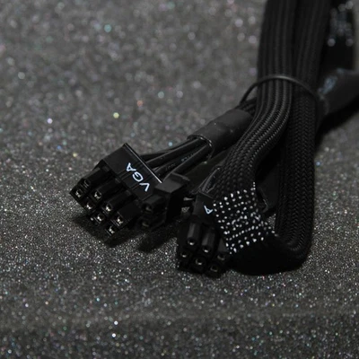 EVGA Dual VGA PSU Modular Cable G2 G3 G5 GP G 8 + (6+2) pin Brand New - Image 1 of 4