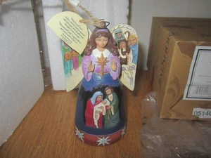 Jim Shore Heartwood Creek Nativity Angel Christmas Ornament 2014 - Picture 1 of 2