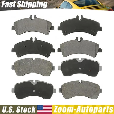 Front & Rear Brake Pads Kit 2X For 2010 - 2017 2018 Sprinter 3500 Mercedes-Benz - Image 1 of 4