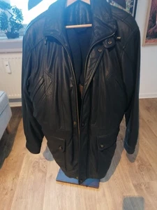 Warme Lederjacke CANDA Echtes Leder Gr. 52 schwarz - Bild 1 von 5