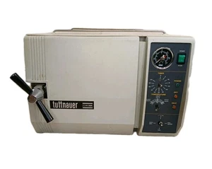 Tuttnauer 2340M Autoclave Steam Sterilizer. (FOR PARTS/REPAIR) UNTESTED *READ* - Picture 1 of 10