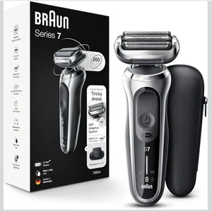 Braun Elektrorasierer für Herren, Series 7 360 Flex Head Folienrasierer mit Präzision - Bild 1 von 11