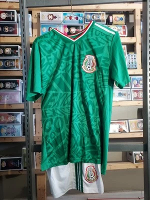 Conjunto de jersey y pantalones cortos de fútbol con logotipo de México para niños jóvenes talla M - #303 Foto 1 de 4