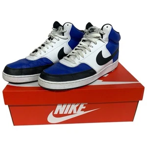 Nike Court Vision Mid Turnschuhe Game Royal schwarz weiß FQ8740-480 Herren Größe 13 - Bild 1 von 13
