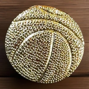 Baloncesto Tono Dorado Deportivo Letterman Chaqueta Solapa Pin Juego Pelota De Colección - Imagen 1 de 10