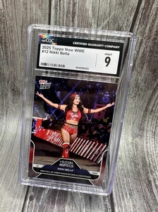 2025 Topps Now WWE #12 NIKKI BELLA CGC Como Nuevo 9 Miembro del Salón de la Fama Hace Su Regreso - Imagen 1 de 9