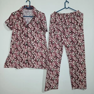 Night Suit For Women's UKsize14, Bust42 Floral Pattern Korean Fabric Strachey - Picture 1 of 4