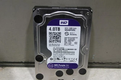 T480 WD4NPURX WD Purple NV 4TB Surveillance SATA 3.5" Hard Disk Drive 64MB - Image 1 of 3