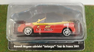 RENAULT MEGANE CABRIOLET ANTARGAZ TOUR de FRANCE 2001 1/43 PRESSE voiture miniat - Picture 1 of 4