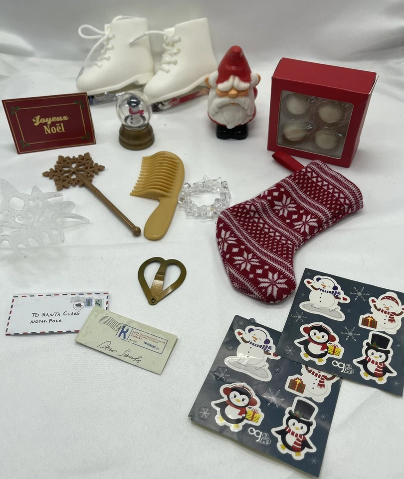 Lote Medias Nuestra Generación Navidad Adviento 18" Muñecas Guante de Nieve Gnomo Letra Foto 1 de 3