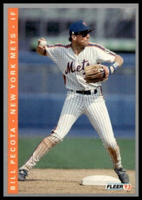 1993 Fleer #92 Bill Pecota - Image 1 of 2