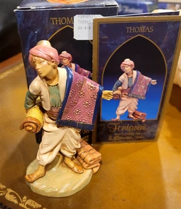 Neu Thomas der Teppichmacher Weihnachten Erbstück Krippenfigur Fontaninni Römer 5 - Bild 1 von 12