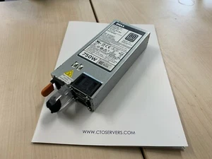 DELL 12G SERVERS 80+ PLATINUM 750w PSU  R720 R720XD  T620 T420 R620 R820 - Afbeelding 1 van 3