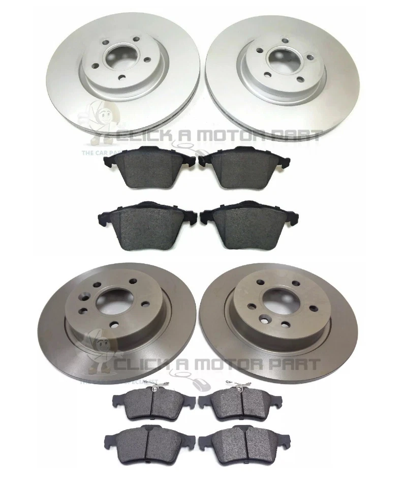 Pastillas de discos de freno delanteras y traseras para Volvo V40 Cross Country 1.5 1.6 2.0 (320 mm) Foto 1 de 1