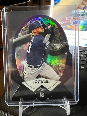 ⚾ 2020 Topps Chrome Ben Baller Fernando Tatis Jr Die Cut     Padres - Image 1 of 2