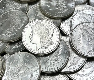 [1] Brilliant Uncirculated Pre-21 Morgan Silver Dollar [1878-1904] Original BU - Picture 1 of 1