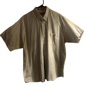 Camicia uomo Van Heusen usata manica corta con bottoni taglia 17,5 - Foto 1 di 15