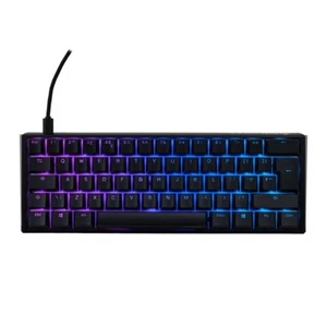 Ducky One 3 Classic 60 RGB Mechanical Gaming Keyboard Cherry Silent Red - Black - Picture 1 of 7